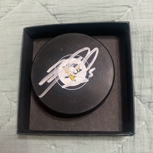 Authentic Penguins Autographed Mike Matheson Puck